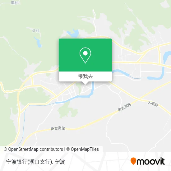 宁波银行(溪口支行)地图