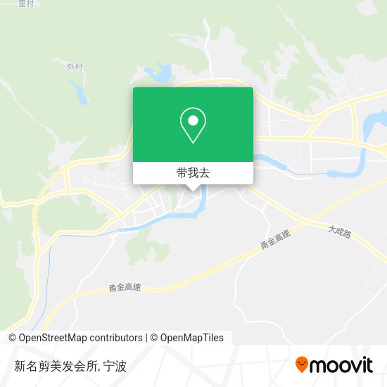 新名剪美发会所地图