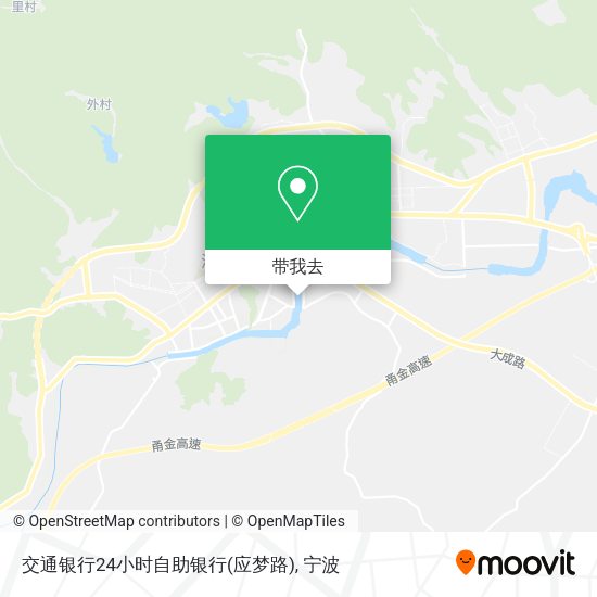 交通银行24小时自助银行(应梦路)地图