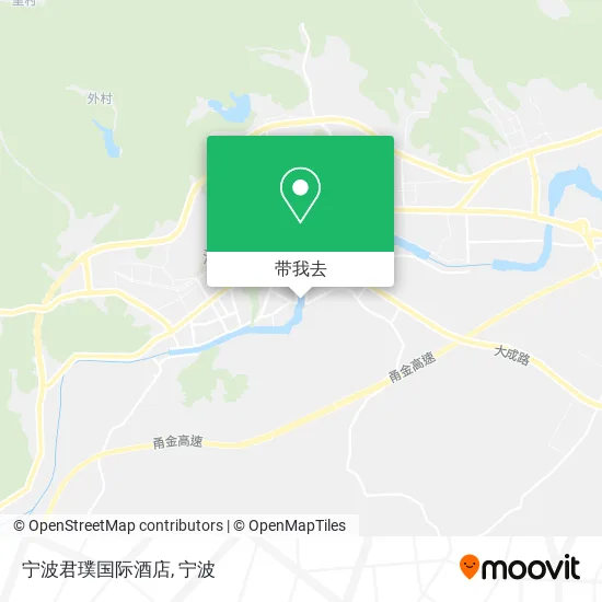 宁波君璞国际酒店地图