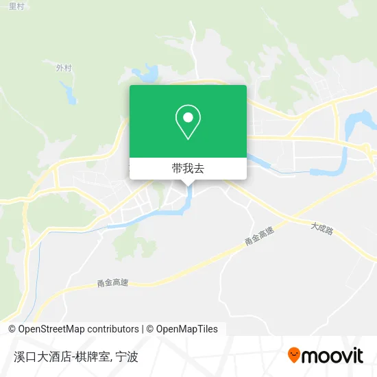 溪口大酒店-棋牌室地图