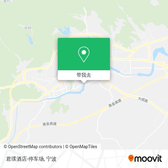 君璞酒店-停车场地图