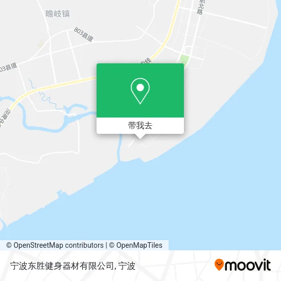 宁波东胜健身器材有限公司地图