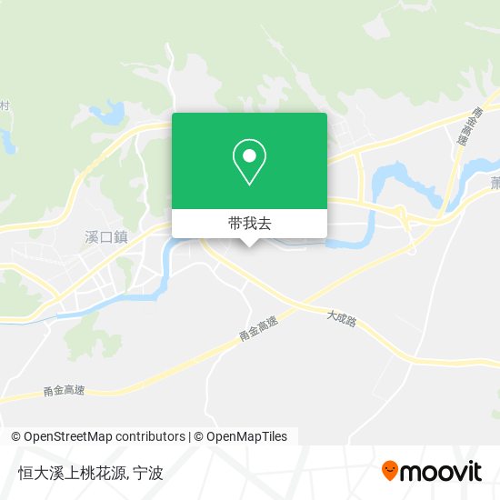 恒大溪上桃花源地图