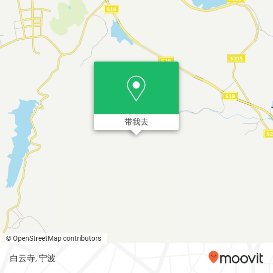 白云寺地图