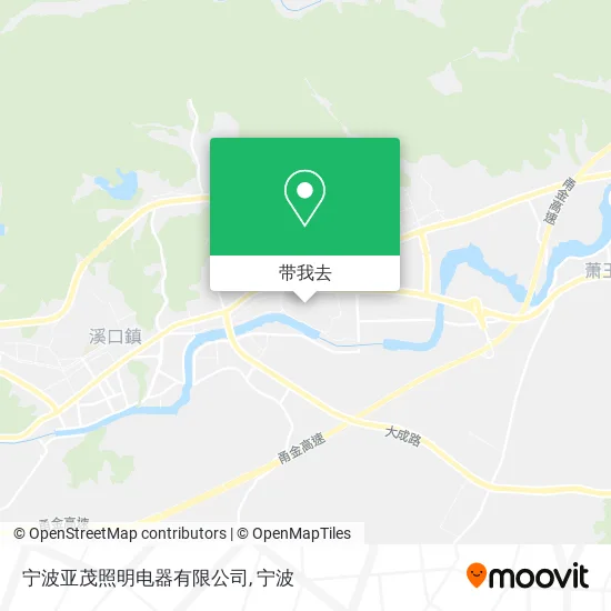 宁波亚茂照明电器有限公司地图