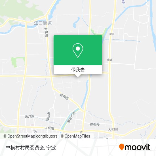 中横村村民委员会地图