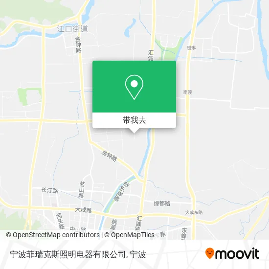 宁波菲瑞克斯照明电器有限公司地图