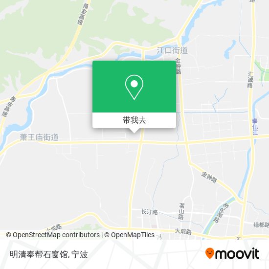 明清奉帮石窗馆地图