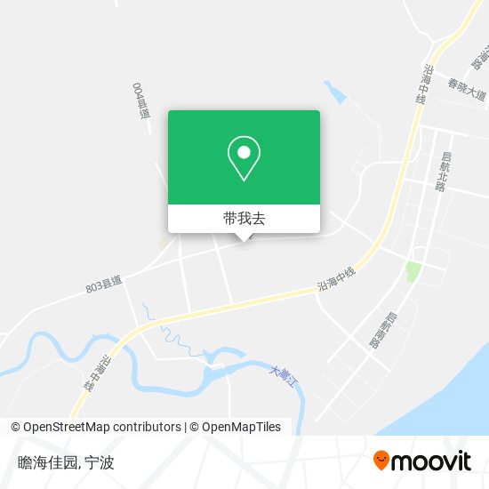 瞻海佳园地图