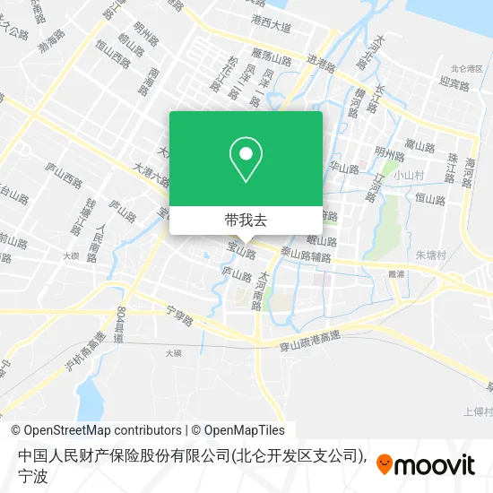 中国人民财产保险股份有限公司(北仑开发区支公司)地图