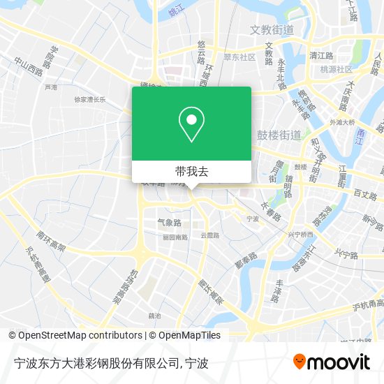 宁波东方大港彩钢股份有限公司地图