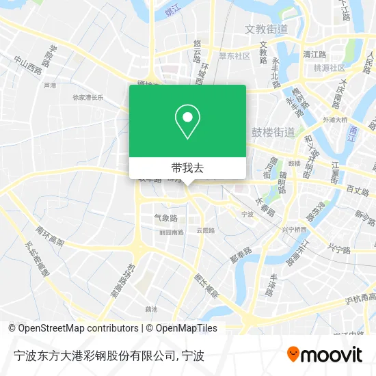 宁波东方大港彩钢股份有限公司地图