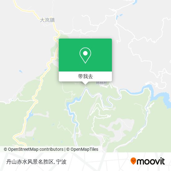 丹山赤水风景名胜区地图