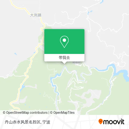 丹山赤水风景名胜区地图