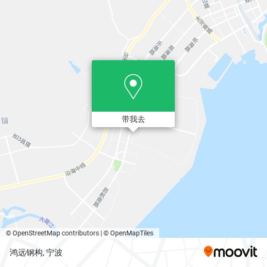 鸿远钢构地图