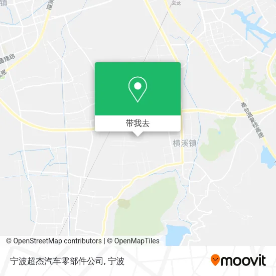 宁波超杰汽车零部件公司地图