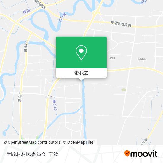 后顾村村民委员会地图