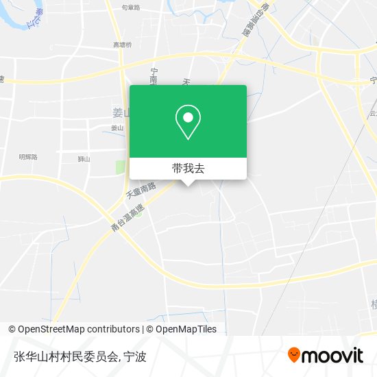 张华山村村民委员会地图