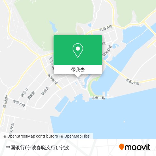 中国银行(宁波春晓支行)地图