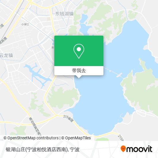 银湖山庄(宁波柏悦酒店西南)地图