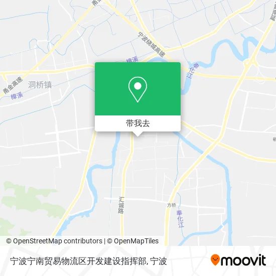 宁波宁南贸易物流区开发建设指挥部地图