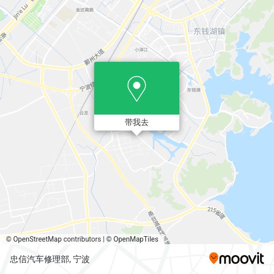 忠信汽车修理部地图