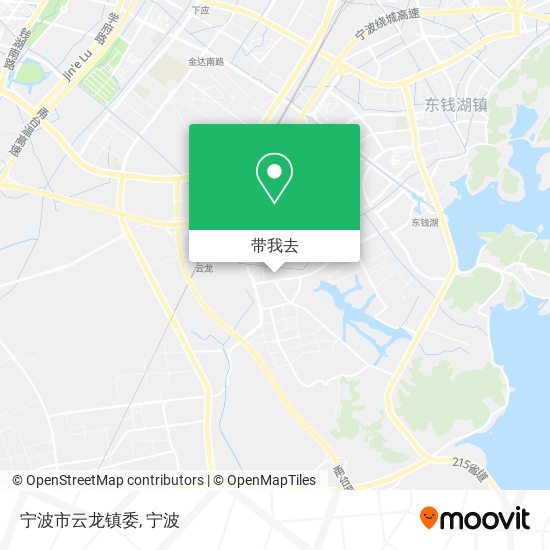 宁波市云龙镇委地图