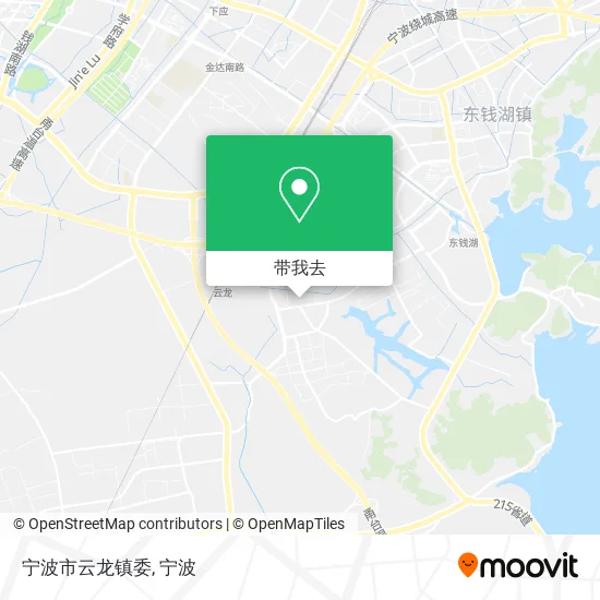 宁波市云龙镇委地图
