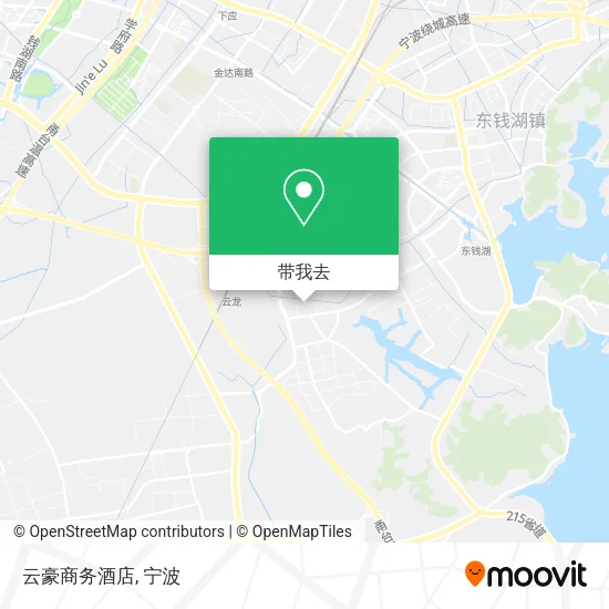 云豪商务酒店地图