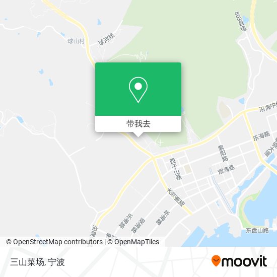 三山菜场地图