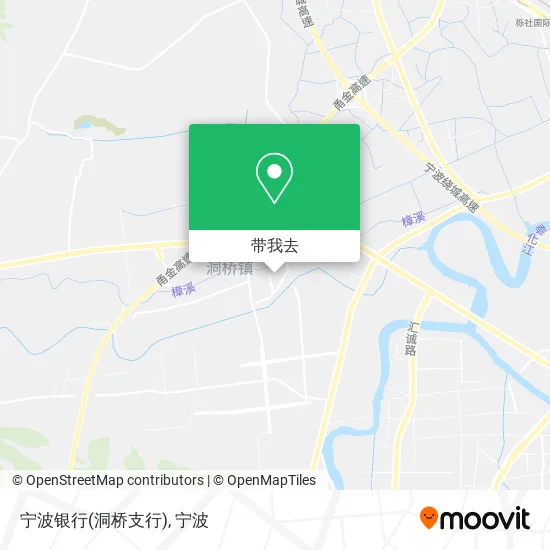 宁波银行(洞桥支行)地图