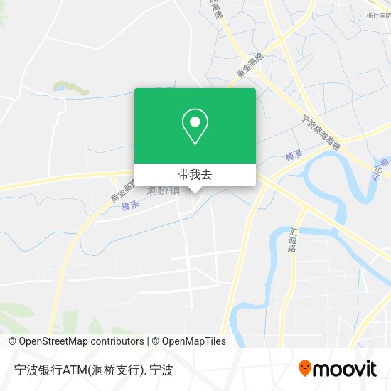 宁波银行ATM(洞桥支行)地图