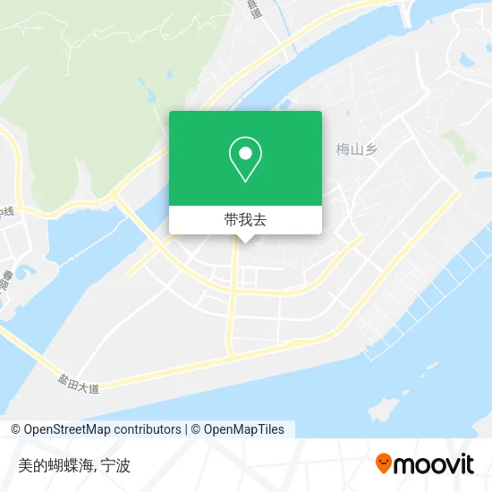 美的蝴蝶海地图