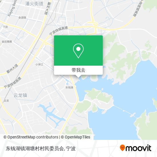 东钱湖镇湖塘村村民委员会地图