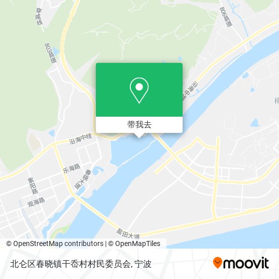 北仑区春晓镇干岙村村民委员会地图