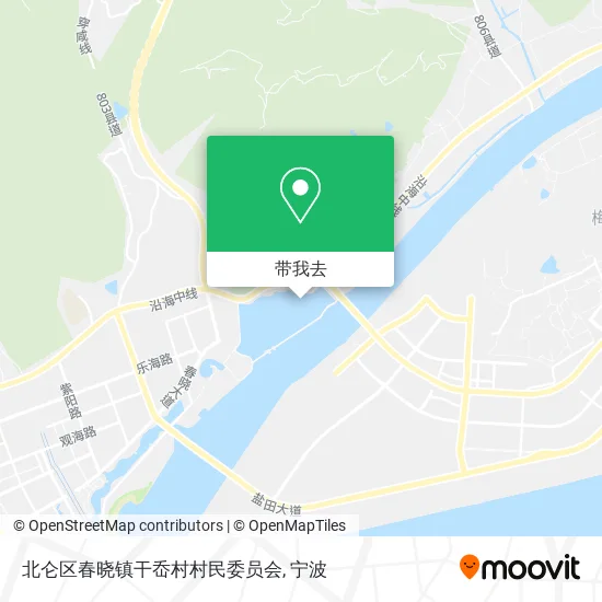 北仑区春晓镇干岙村村民委员会地图