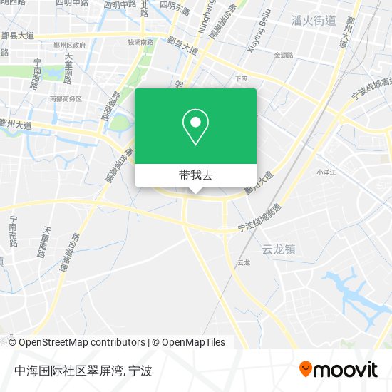 中海国际社区翠屏湾地图