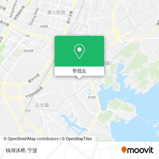 钱湖沐桥地图