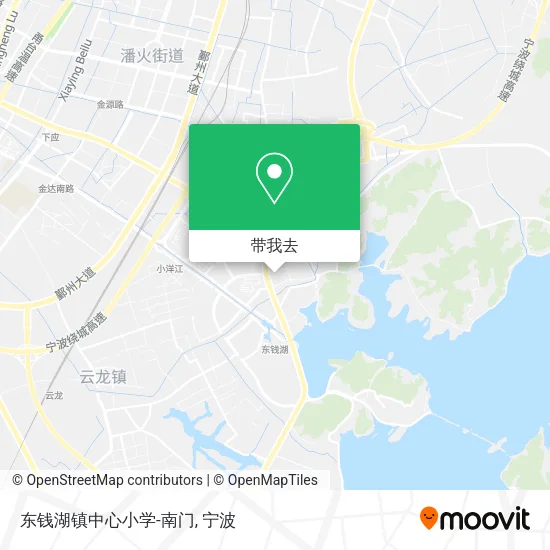 东钱湖镇中心小学-南门地图