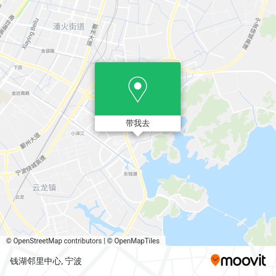 钱湖邻里中心地图