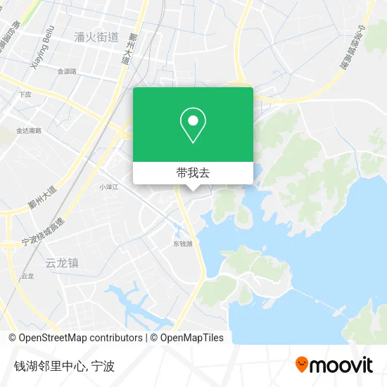 钱湖邻里中心地图