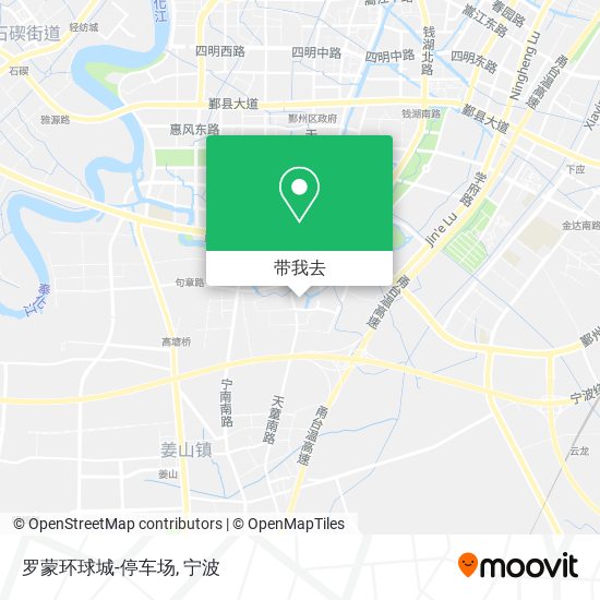罗蒙环球城-停车场地图