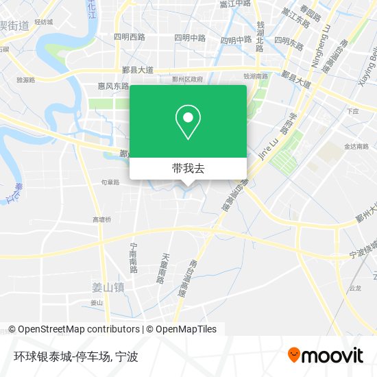 环球银泰城-停车场地图