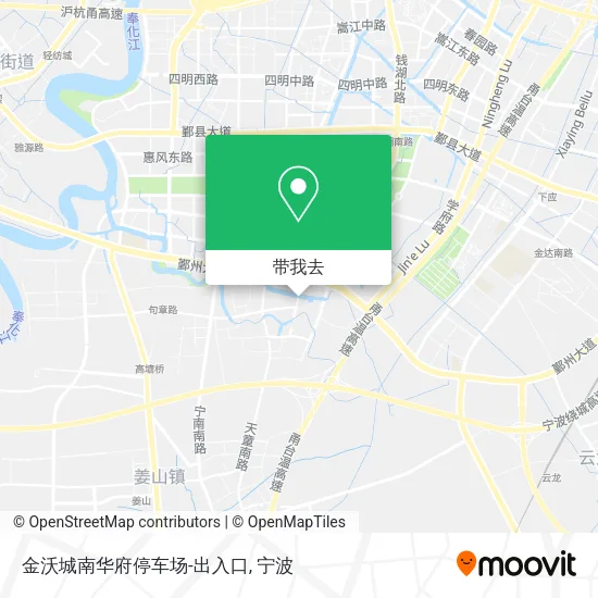 金沃城南华府停车场-出入口地图