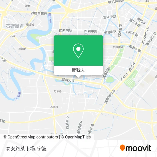 泰安路菜市场地图