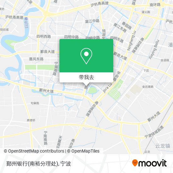 鄞州银行(南裕分理处)地图