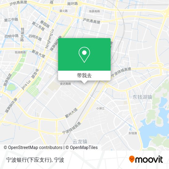 宁波银行(下应支行)地图