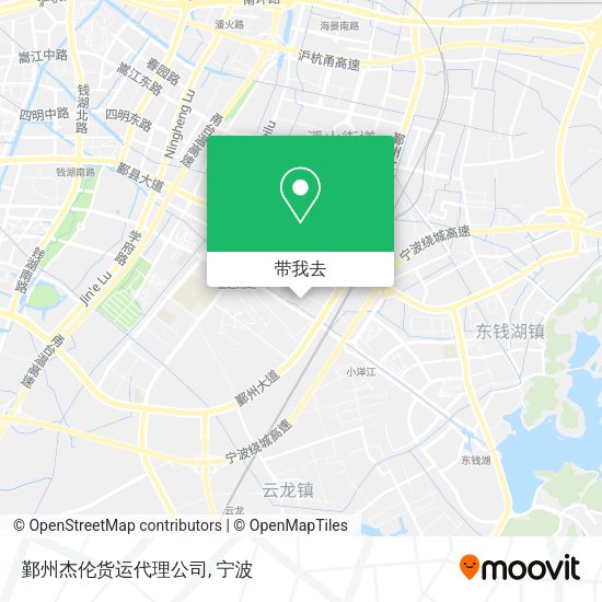 鄞州杰伦货运代理公司地图
