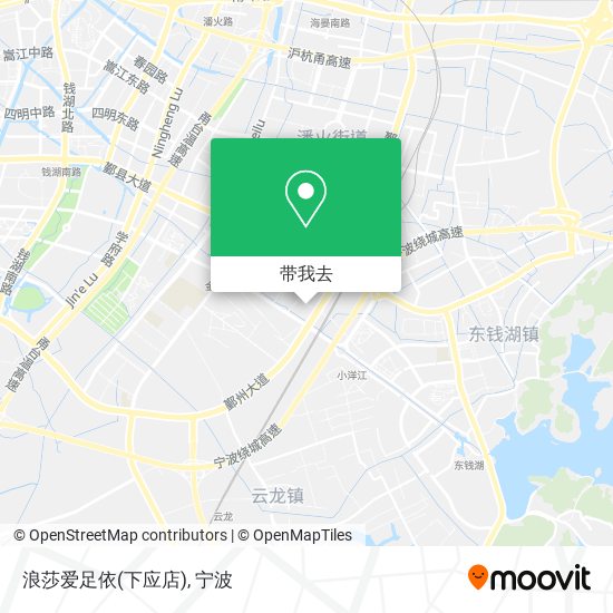 浪莎爱足依(下应店)地图